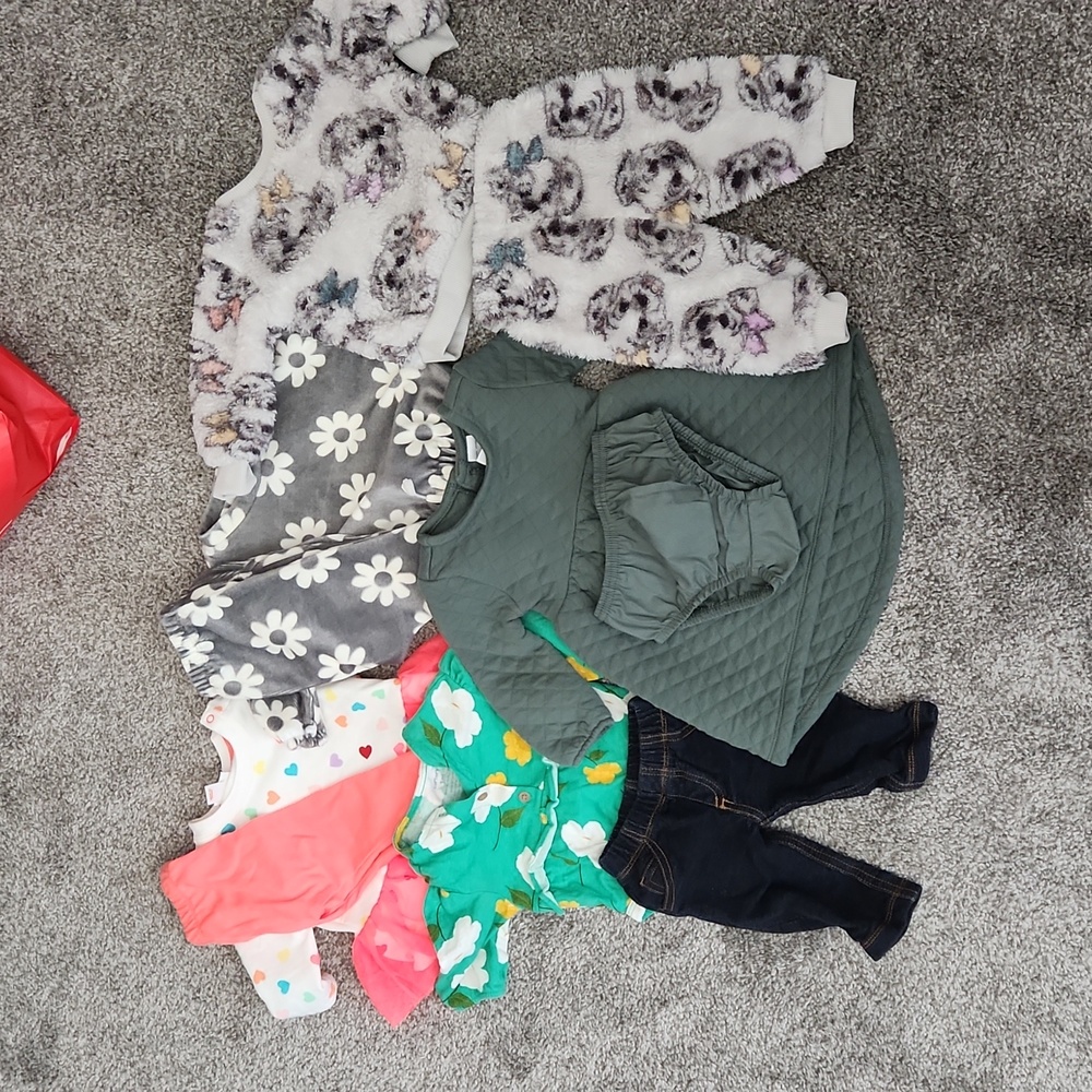 Baby girl outfit lot 0-3
